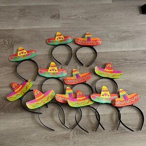 Colorful Sombrero Headband - perfect for Cinco de Mayo!!